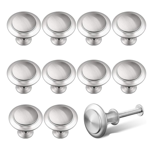 Nupit kaapeille ja laatikoille - 27mm 10 kpl Ruostumatonta terästä