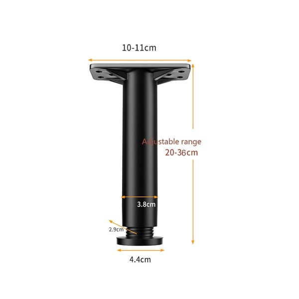 Höj- och sänkbart möbelben 20-36cm