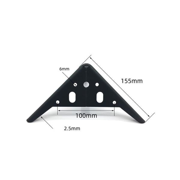 Metalliset sohvan jalat 19cm - Hopea
