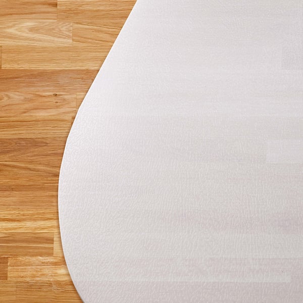 Lattiansuojamatto 90 x 90 cm / läpinäkyvä tuolinalusmatto / suojamatto toimistotuolille / muovinen lattiasuoja