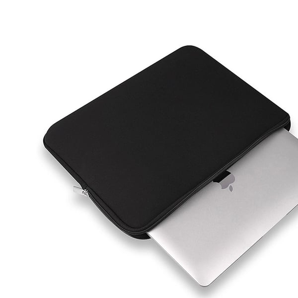 Laptopsleeve 14 tommer svart – polstret neoprenetui for bærbar PC / laptop sleeve