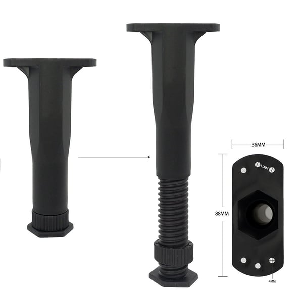 Justerbare møbelben 20-37cm