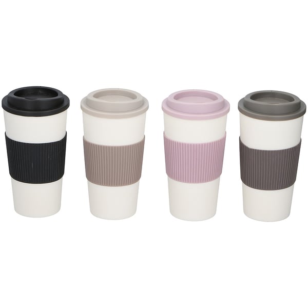 Termosmugg 450ml / resemugg / kaffemugg / mugg med lock för kaffe och te på språng
