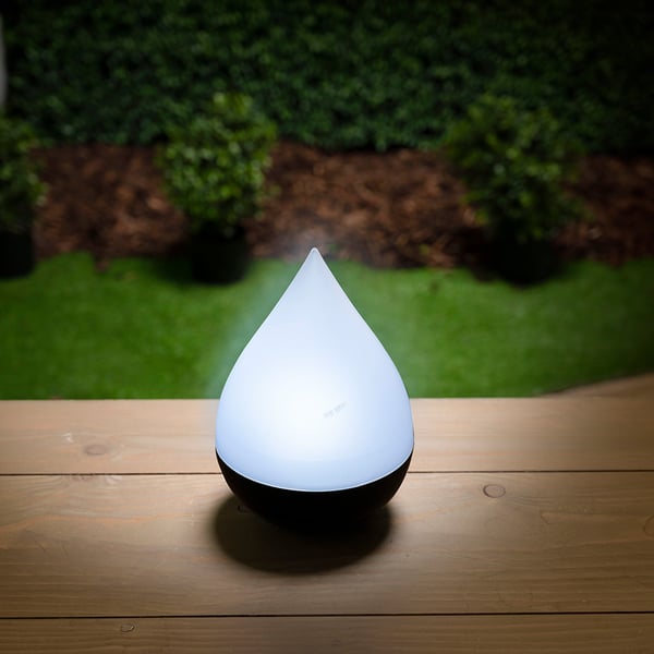 LED Aurinkokennolamppu Droppe D14,5 x 20cm