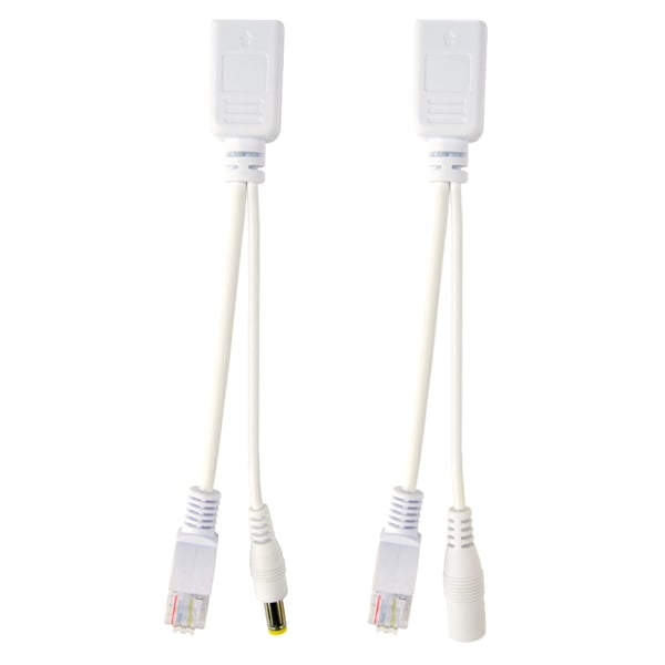 Passiivinen PoE-kaapelisetti 15 cm / adapterikaapelisetti / PoE-injektori / PoE-jakaja IP-kameralle Passiivinen PoE-kaapelisetti 15 cm / adapterikaapelisetti / PoE-injektori / PoE-jakaja IP-kameralle