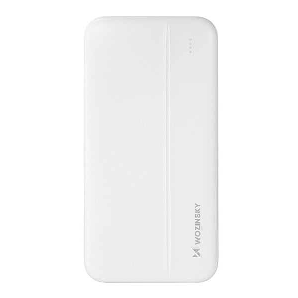 Wozinsky Powerbank 10000mAh med 2xUSB - Hvid