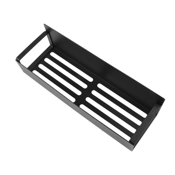 Musta maustehylly 27 x 8,5 x 5 cm / magneettinen keittiöhylly / säilytyshylly / jääkaappihylly