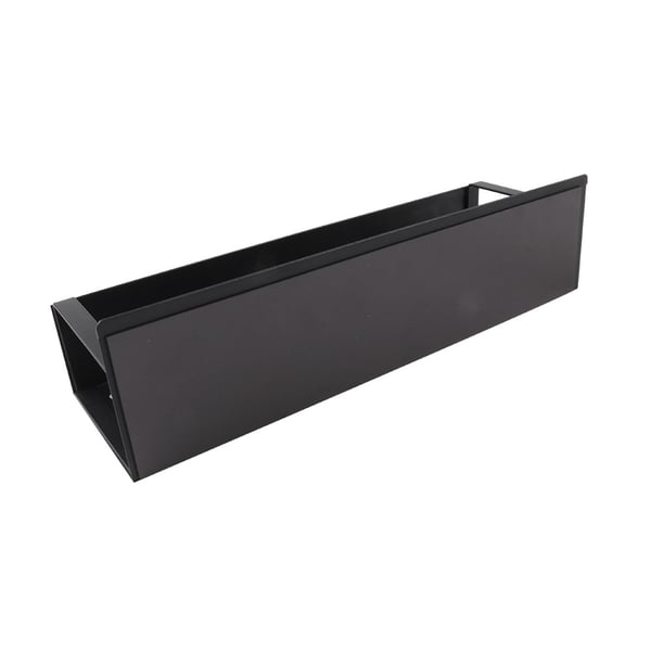 Musta maustehylly 27 x 8,5 x 5 cm / magneettinen keittiöhylly / säilytyshylly / jääkaappihylly