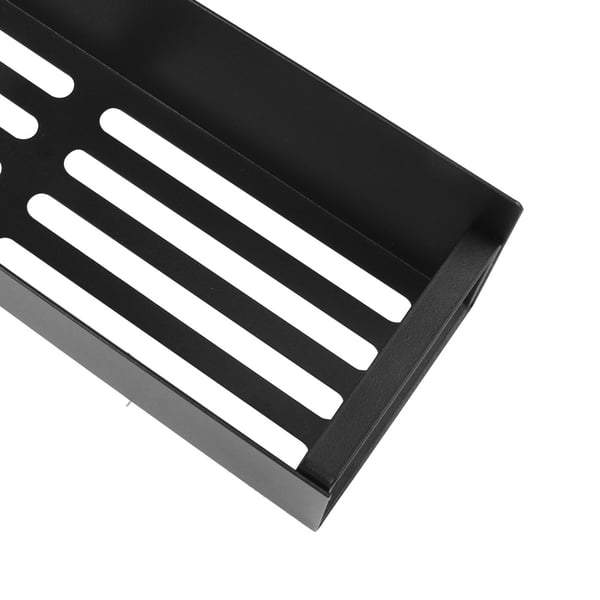 Musta maustehylly 27 x 8,5 x 5 cm / magneettinen keittiöhylly / säilytyshylly / jääkaappihylly
