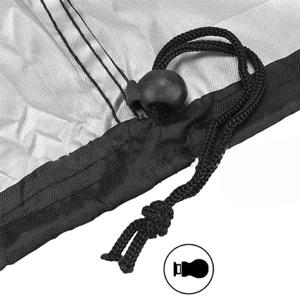 Kompakt og transportabelt koldtvandsbassin 75x75 cm med materiale med høj densitet