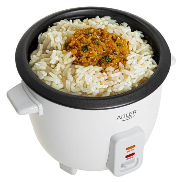 Adler riskoger 0,6 L – non-stick-riskoger med varmholdelse / rice cooker