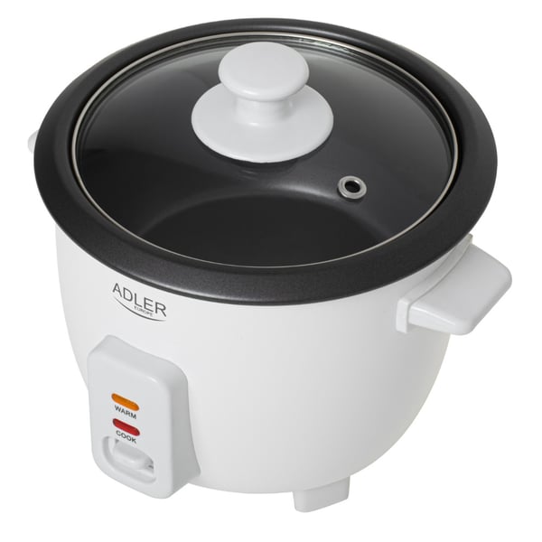 Adler riskoger 0,6 L – non-stick-riskoger med varmholdelse / rice cooker