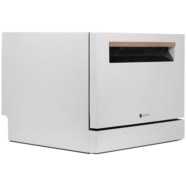 Ströme Benkoppvaskmaskin TDW55C12/WH – Effektiv, Energieffektiv, 6 Kuverter