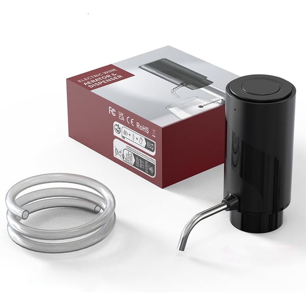 Elektrisk vinlufter / automatisk vinåbner med luftning / rødvinslufter / genopladelig vinskænker
