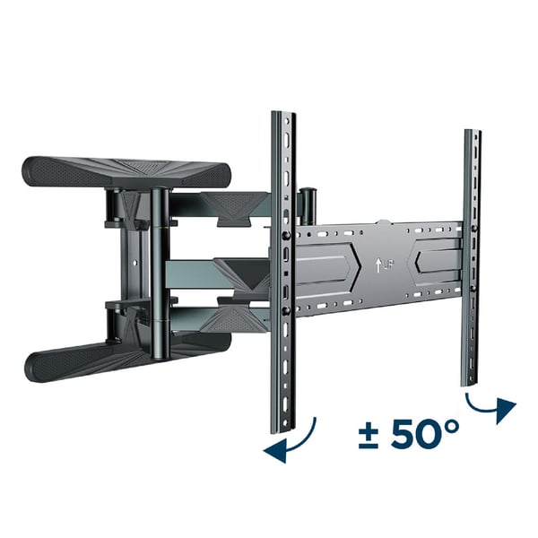 Veggbrakett med full bevegelse 40-80" maks 50 kg