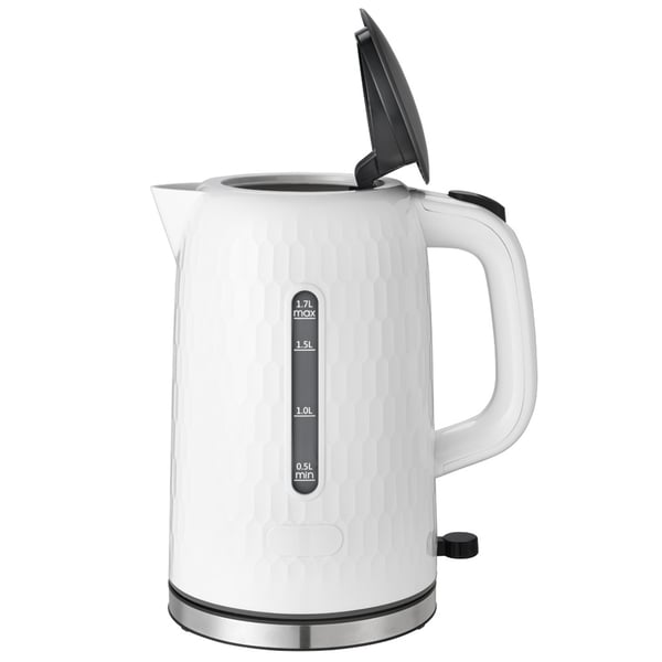 Vattenkokare 1,7L 2200W med automatisk avstängning - vit