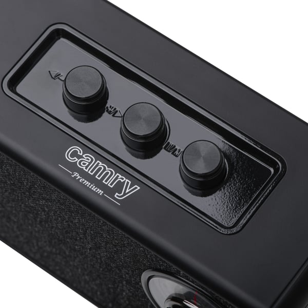 FM-radio med bluetooth og TWS-funktion - sort