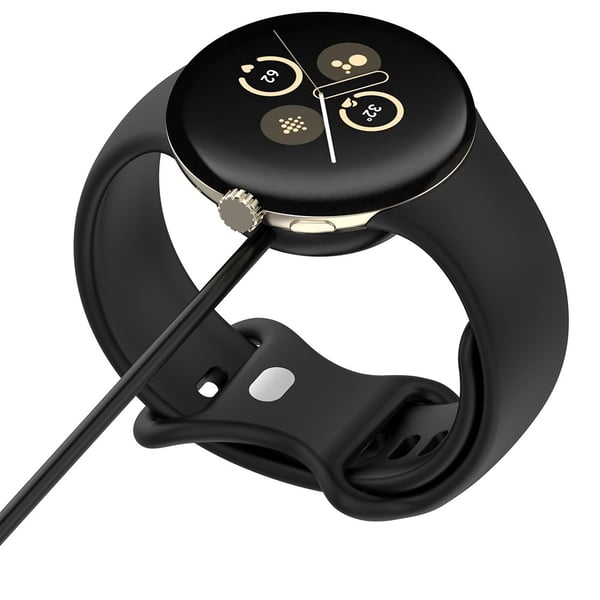 Laddkabel med USB-A och magnetkontakt för Fitbit Ace LTE och Google Pixel Watch