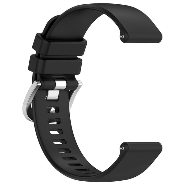 Silikonarmbånd 22 mm til Huawei Watch GT 4 46 mm - Svart
