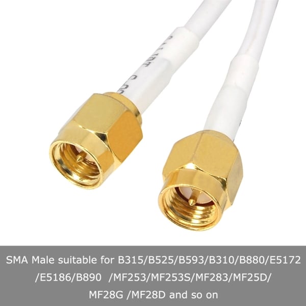 4G-antenne 28dBi med SMA-kontakt og 2 m kabel