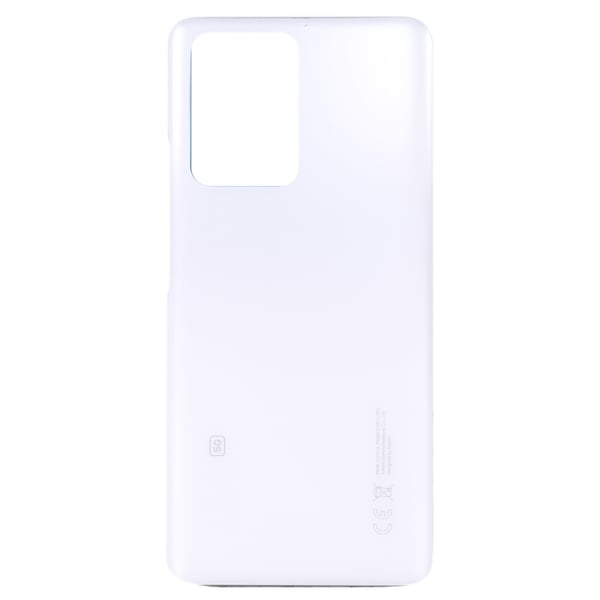 Glasbagside til Xiaomi 11T / 11T Pro - Hvid
