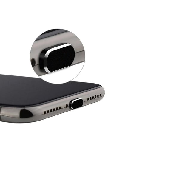 Støvdæksel til USB-C-port - Sort