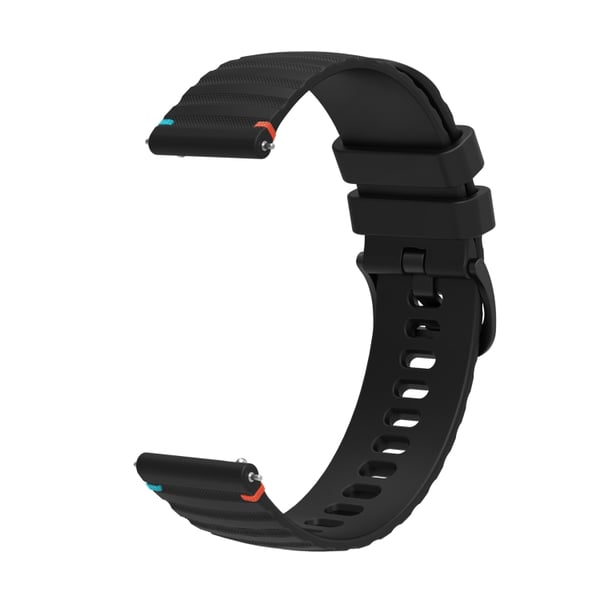 Silikoniranneke Samsung Galaxy Gear S3 Frontier - musta
