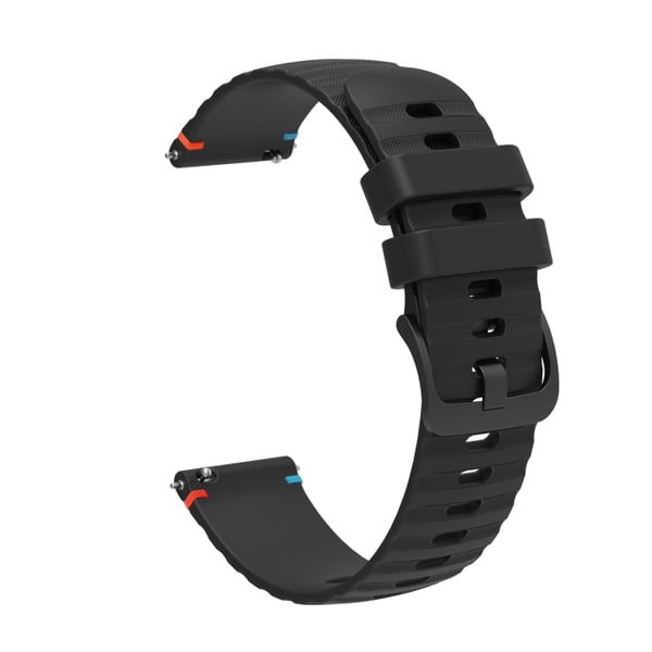 Silikoniranneke Samsung Galaxy Gear S3 Frontier - musta