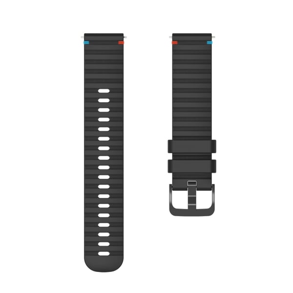 Silikoniranneke Samsung Galaxy Gear S3 Frontier - musta