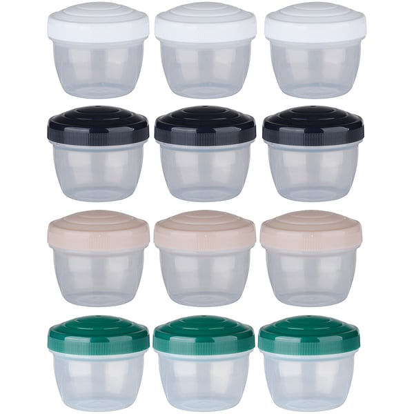 Förvaringsburkar med lock 3-pack - 130 ml Förvaringsburkar med lock 3-pack - 130 ml