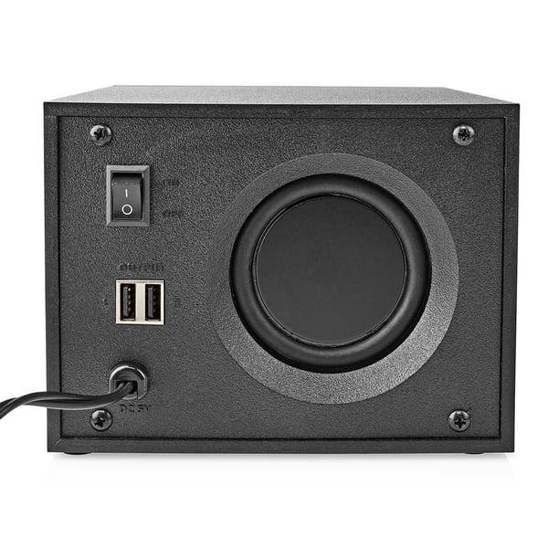Gaming-højttalere med subwoofer og RGB-belysning