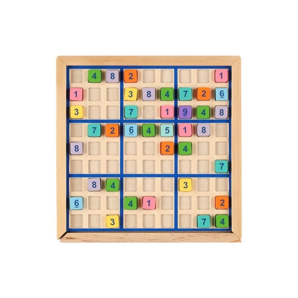 Sudoku i træ med 90 talbrikker og spillebog
