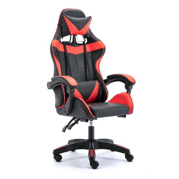 Ergonomisk gamingstol – Sort / Rød