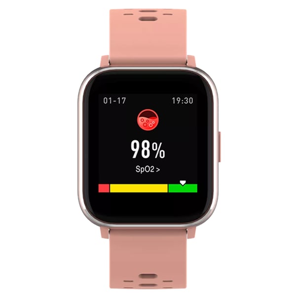 Denver SW-164 smartwatch med kropstemperatur- og pulssensor - Rose