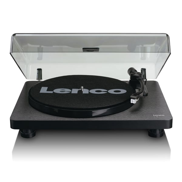 Lenco L-30BK Platespiller – Retrostil med Moderne USB Digitalisering, 33/45 RPM