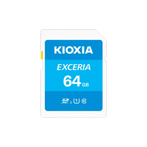 Kioxia Exceria SD-kort 64 GB C10 UHS-I Kioxia Exceria SD-kort 64 GB C10 UHS-I