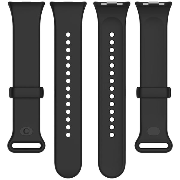 Silikonearmbånd til Xiaomi Redmi Watch 4 / Watch Band 8 Pro / 9 Pro - Sort