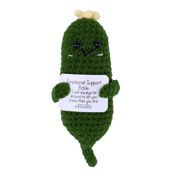 Stickad Gurka - Emotional Support Pickle