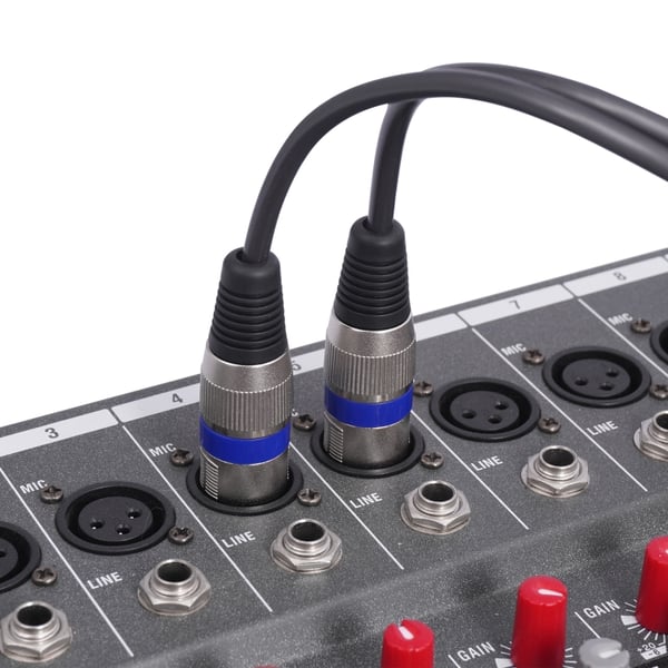 Lydkabel 2 RCA hann til 2 XLR 3-pinners 1,5 m