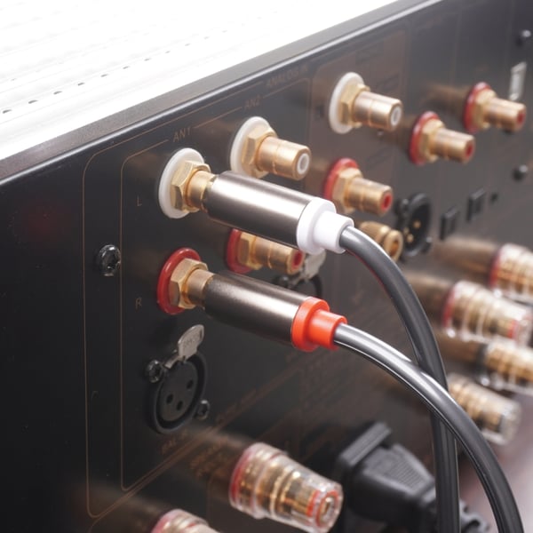 Lydkabel 2 RCA hann til 2 XLR 3-pinners 1,5 m