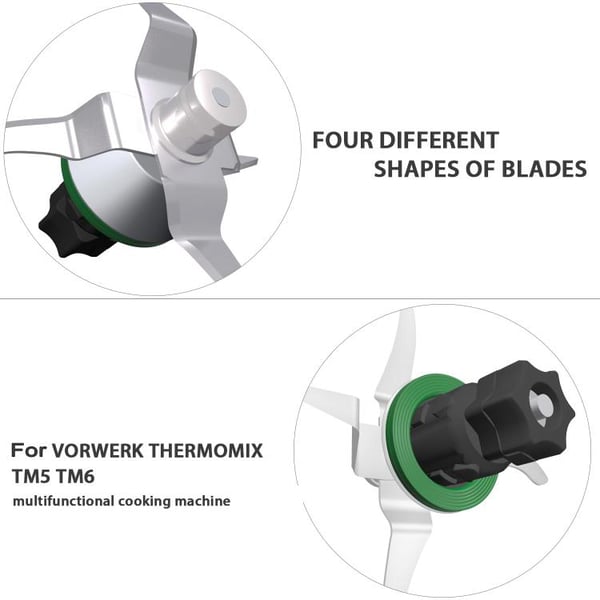 Skæreblad i rustfrit stål til Thermomix TM5 / TM6