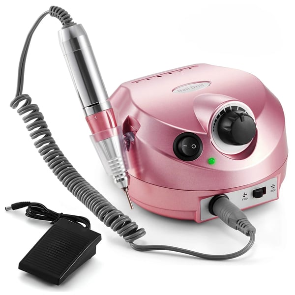 Elektrisk Neglesliper 65 W med Fotpedal og 35 000 o/min – For Manikyr og Pedikyr