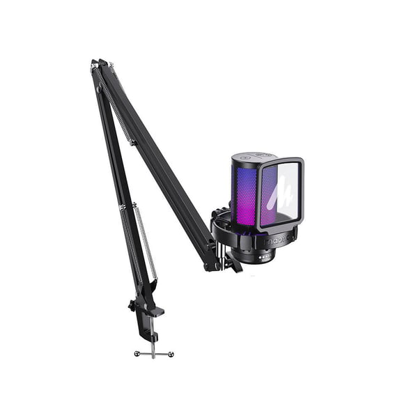 Maono DGM20S Gaming-mikrofon med LED - Sort