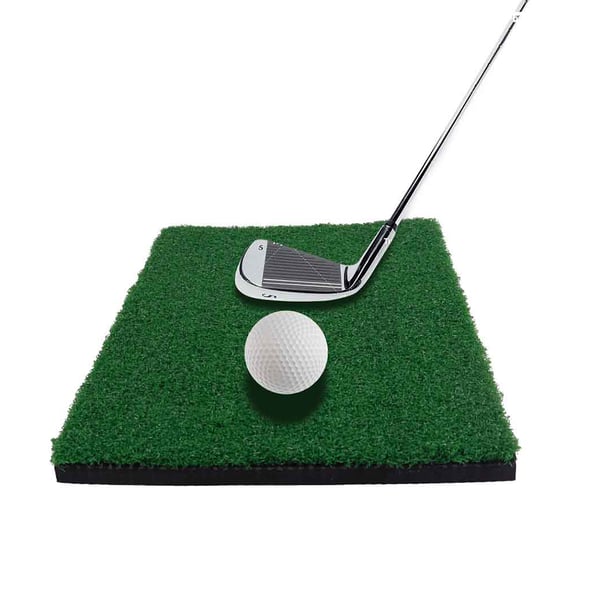 Golfmåtte 30×20 cm - kompakt træningsmåtte til både indendørs og udendørs brug