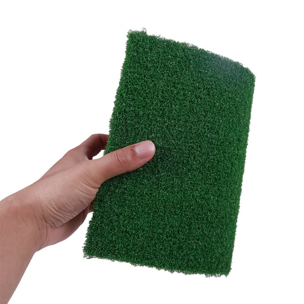 Golfmåtte 30×20 cm - kompakt træningsmåtte til både indendørs og udendørs brug