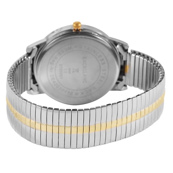 Excellanc Herrklocka med armband i rostfritt stål - Flerfärgad