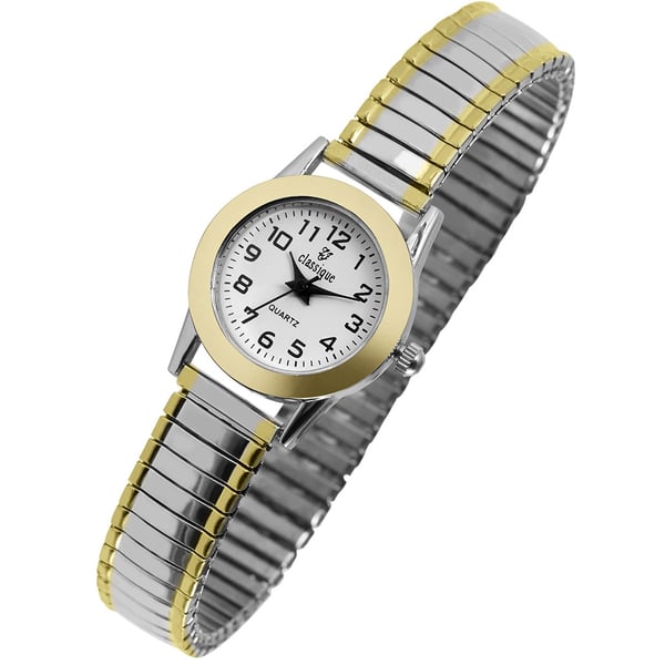 Classique dameur med armbånd i rustfritt stål - Flerfarget