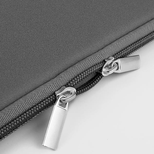 15,6" laptop-veske - grå, sprutsikker i lettvektsneopren