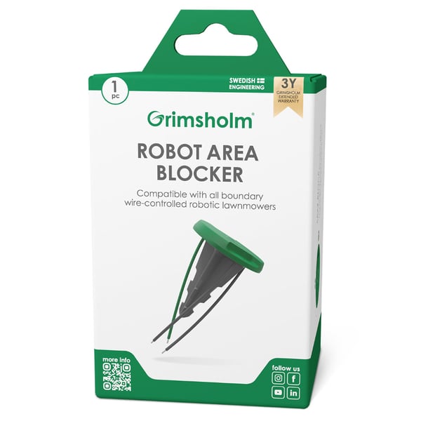 Grimsholm Robot Area Blocker - fleksibel områdesikring til robotplæneklippere