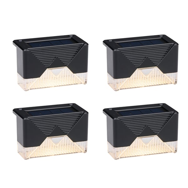 Solcellsdrivna trapplampor - 4-pack